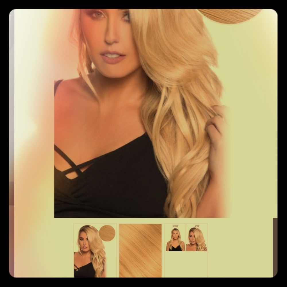 BELLAMI SIDE SWEPT BANGS HUMAN HAIR CLIP IN!